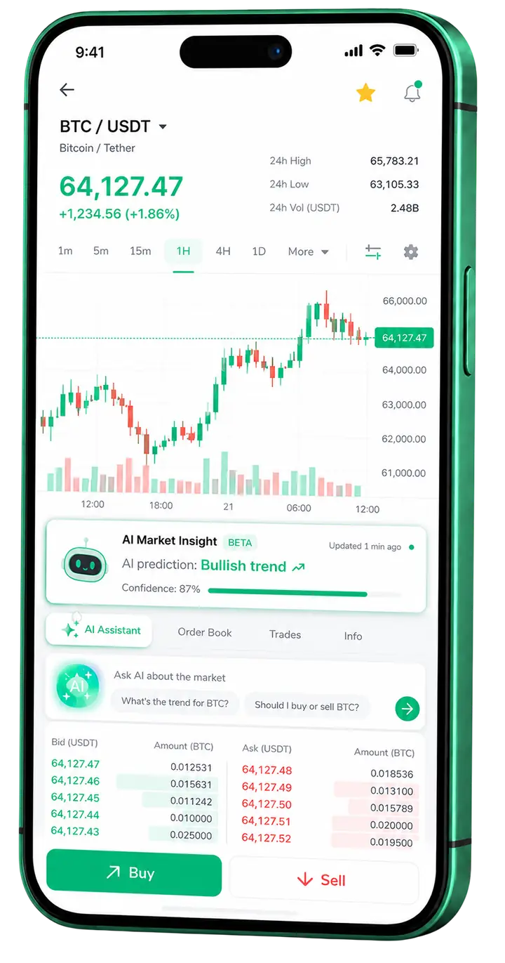 Qarfina — app móvel Visão móvel da plataforma Qarfina
